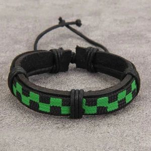 ⛓️ Awesome Checkered Print Adjustable Bracelet ⛓️